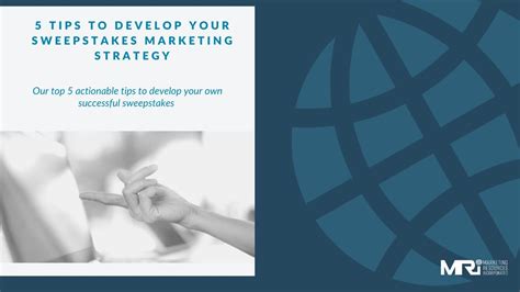 sweepstakes marketing strategy|Liven Up Your Sweepstakes Marketing Strategy .